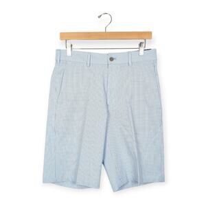 NWT Men’s Walter Hagen Blue Perfect Seersucker Golf Shorts Size 30